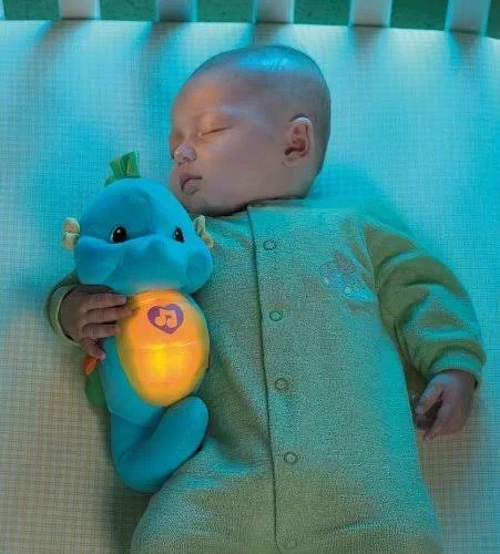 Fisher-Price Soothe & Glow Seahorse, Blue