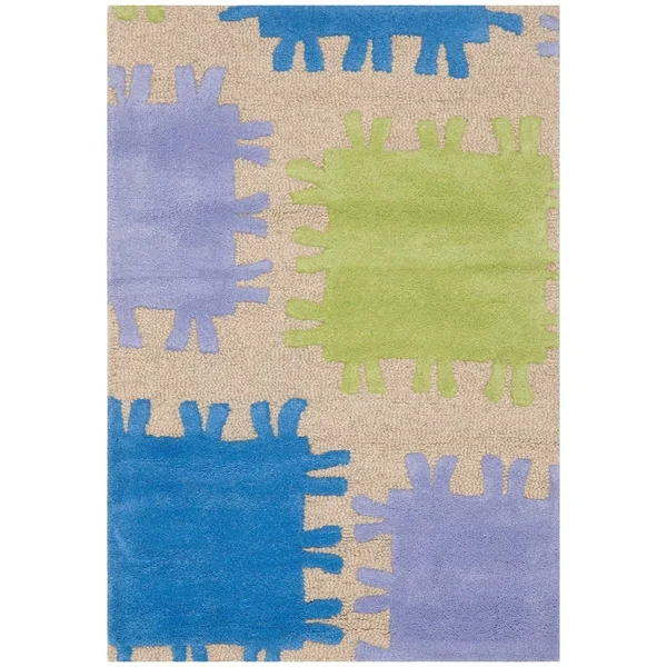 Safavieh Beige Kids Rug; 5& x 8&