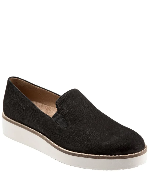 Softwalk Women's Whistle Slip On - Size: 9, Black