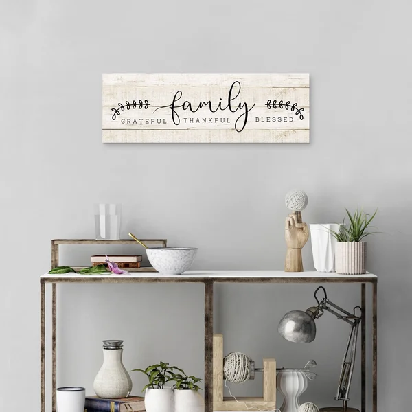 Family by CAD Designs Canvas Art Print - 12x36