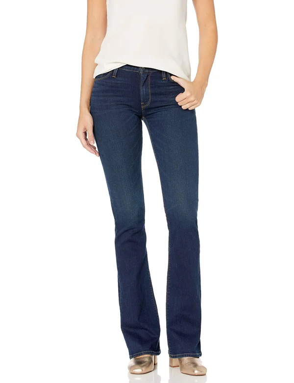 Hudson Jeans Nico Mid-Rise Bootcut Jeans - 27 - Requiem