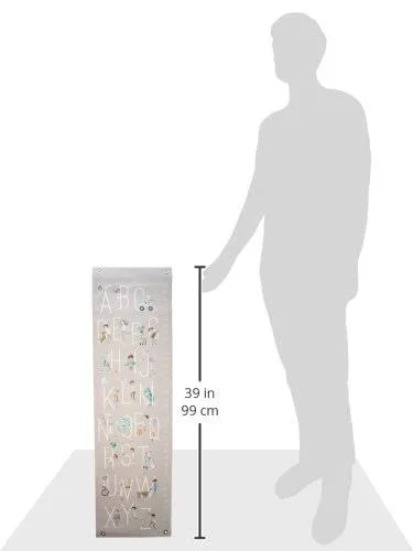 Oopsy Daisy B Is for Boys Growth Chart, 12" x 42"