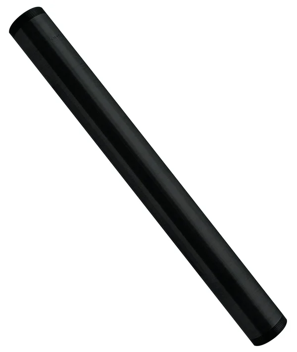 Westbrass 1-1/4 in. OD x 12 in. Threaded Tailpiece, Black, D419-62