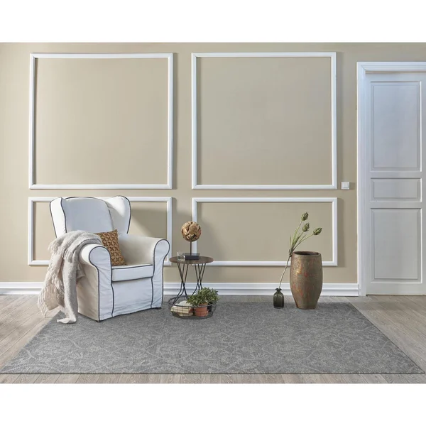 Kas Hudson 2462 Grey Savannah 5' x 7' Area Rug