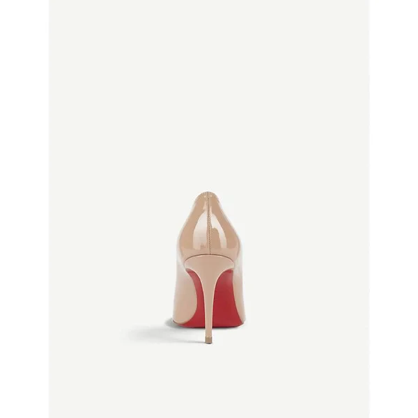 Christian Louboutin Kate 85 Nude Patent Leather - Women Shoes