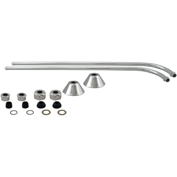 Westbrass D135-07 Single Offset Bath Supply - Satin Nickel