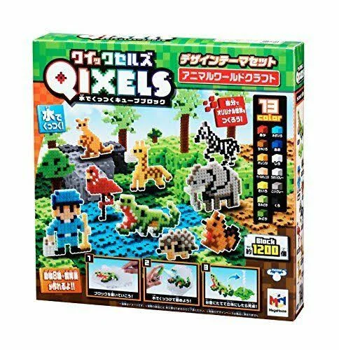 Qixels Design Theme Set Animal World Craft