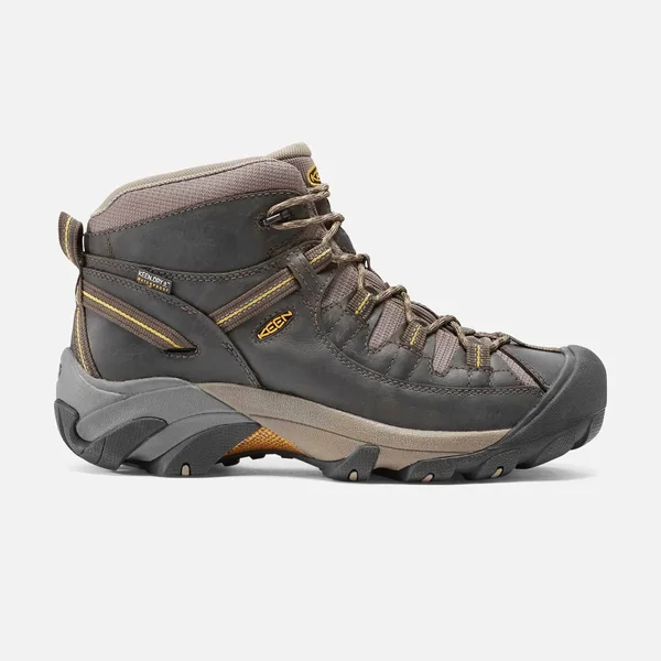 Keen Men's Targhee II Mid Waterproof Hiking Boots, Brown, 7.5