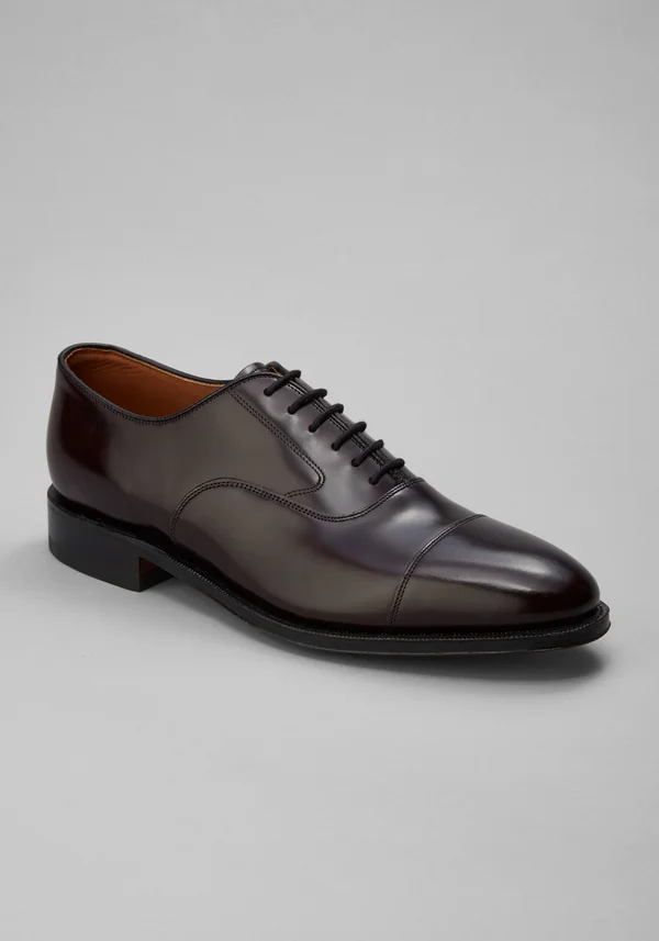 Johnston & Murphy Men's Bradford Cap Toe - Burgundy Brush-Off Leather