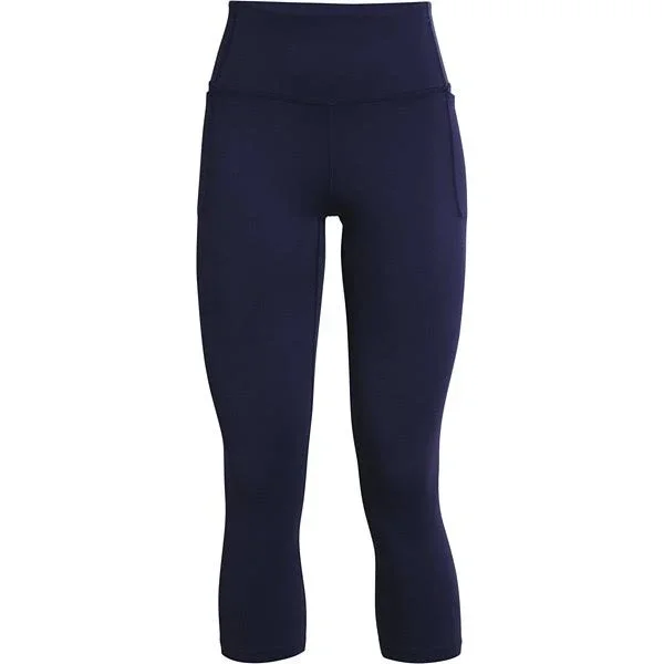 Under Armour Women's Meridian Crop Tapered Leg Athletic Pants - Navy - XL