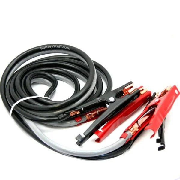 Quickcable - 602310-001 - 12' 1 Gauge 500 Amp Rescue Mechanic Clamp Heavy Booster Cable