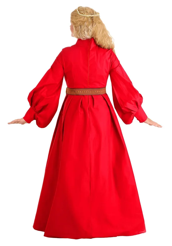Women's Princess Bride Red Buttercup Dress Costume