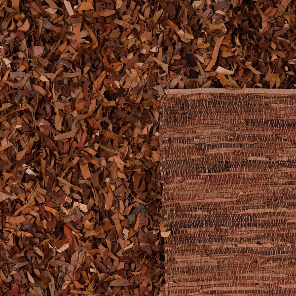 Safavieh Leather Shag Light Gold 6 ft. x 9 ft. Area Rug