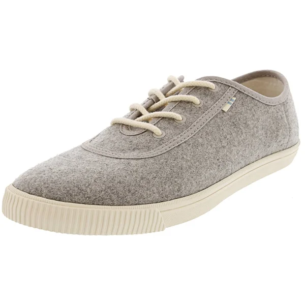 Toms Women's Carmel Shoes Drizzle Grey Felt 7.5