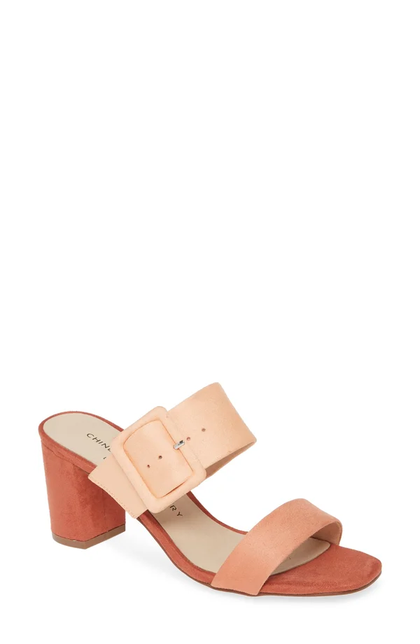 Chinese Laundry Yippy Block Heel Sandal - Pink - 11 M