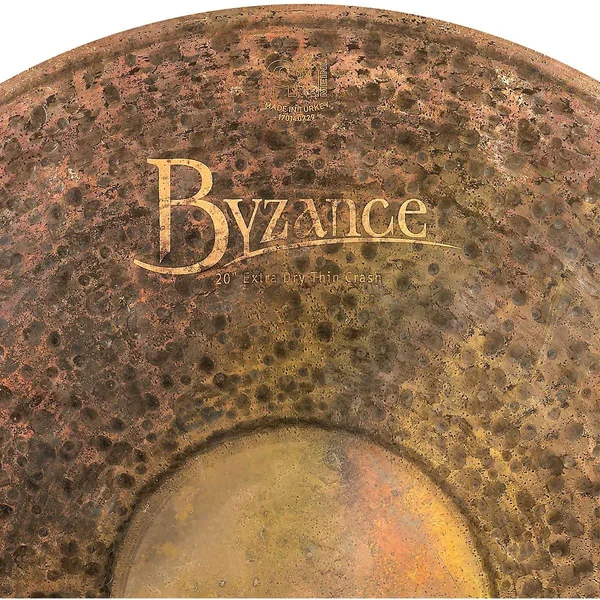 Meinl 20x22 Byzance Extra Dry Thin Crash Cymbal