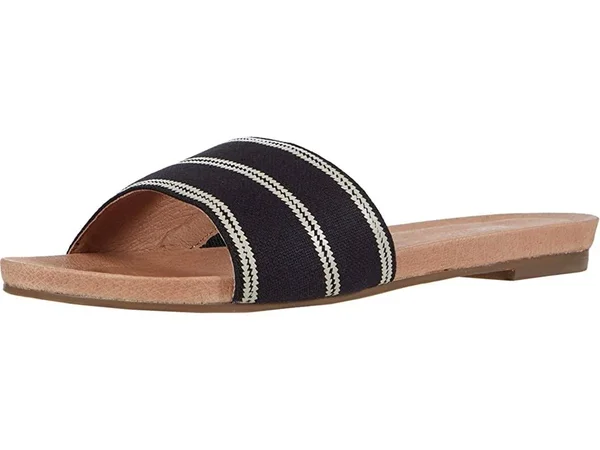 Hari Mari Sydney Woven Slide Sandal - Women's Black/Natural - 11.0