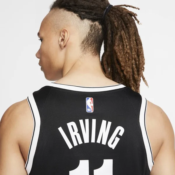 Nike Men's Kyrie Irving Brooklyn Nets Icon Swingman Jersey - Black