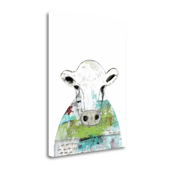 23x22 x 18x22 Collage Cow II by Sarah Ogren Fine Art Giclee Print