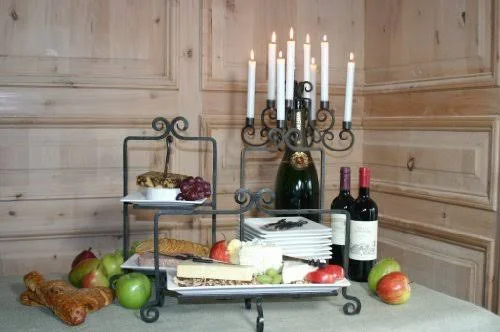 Wine Bottle Candelabra - Contemporary (Tapered - 4-Arm)