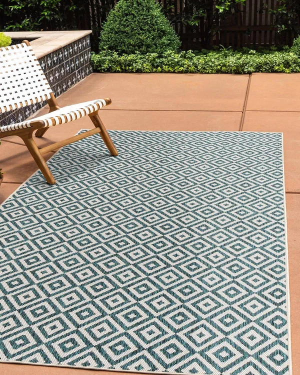 Jill Zarin Outdoor Costa Rica 7& x 10& Area Rug - Yellow