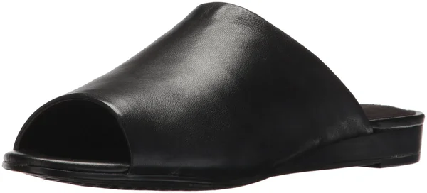 Aerosoles Women's Bitmap Slide - Size: 7, Black Leather