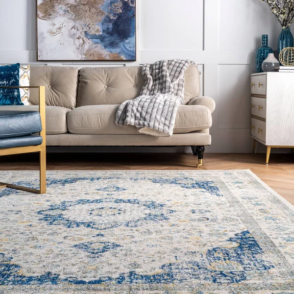nuLOOM Verona Vintage Persian Red 7 ft. x 9 ft. Area Rug