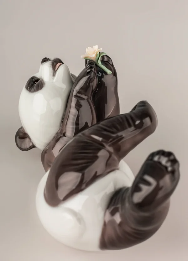 Lladro A Joyful Panda Porcelain Figurine - 5.12in x 2.76in
