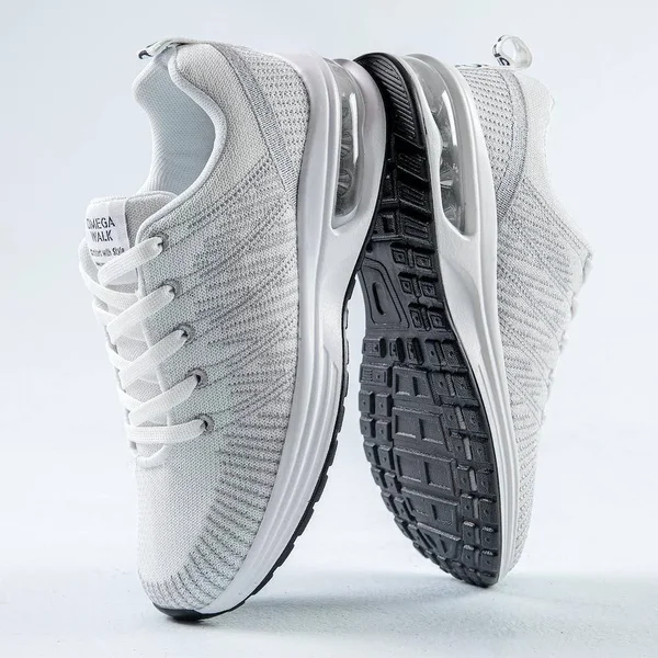 Omega Walk Comfortable Walking Shoes for Women - Lightweight - Breathable - Stylish - Air Cushion - Running Sneakers - White, US