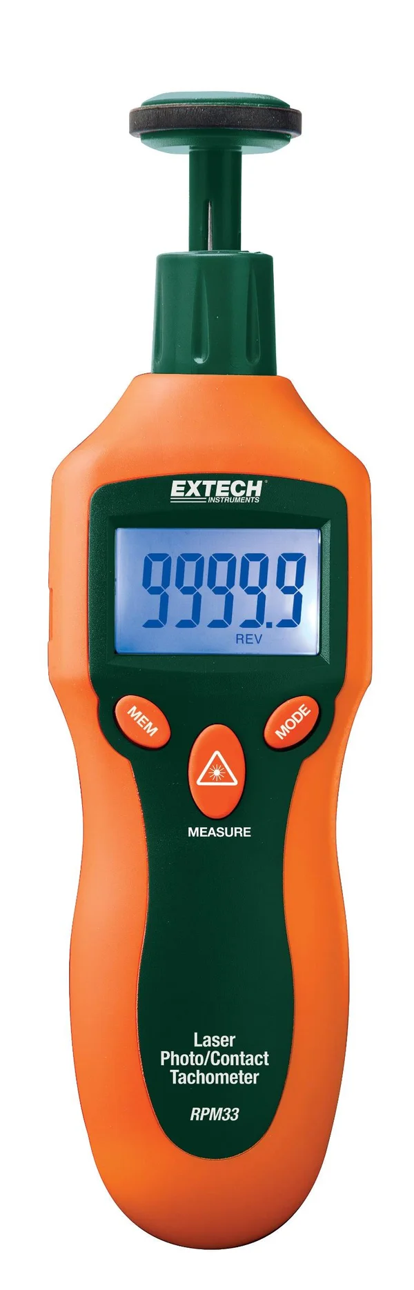 Extech RPM33 Contact/Laser Photo Tachometer