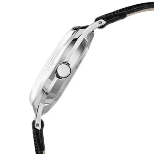 Timex Watch Men's Marlin Hand-Wound 34MM Leather Strap Stainless Steel/Black/Silver-Tone - Item # TW2R47900ZV