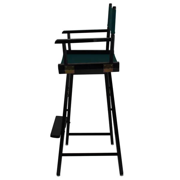 Flora Home Extra Wide Directors Chair Black Frame Evergreen Green