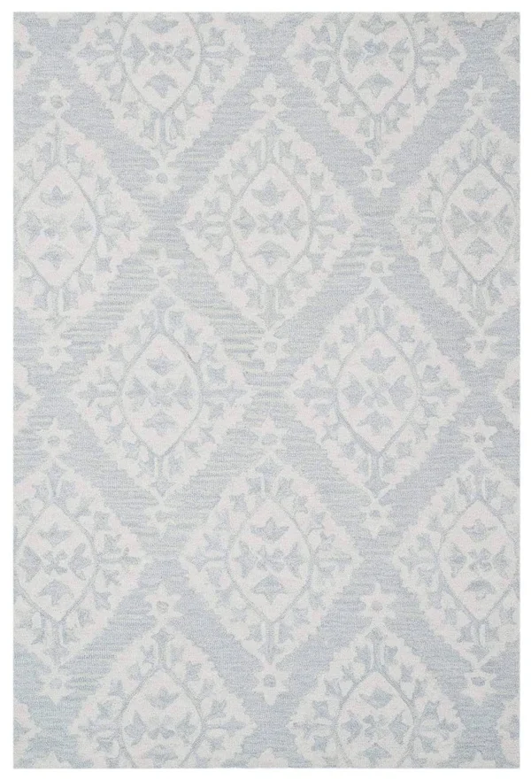 Safavieh Micro-Loop Light Blue 2 ft. 3 in. x 7 ft. Runner Rug
