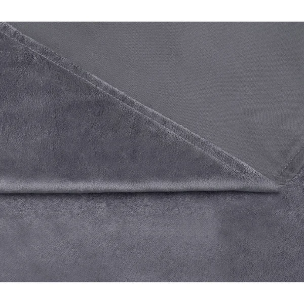 London Fog Weighted Blanket, Grey, 15 lbs