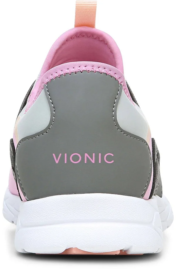 Vionic Vayda Women's Slip-On Supportive Sneaker Grey Pink - 9.5 Wide