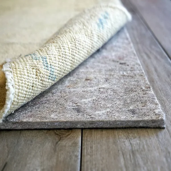 Rug Pad USA Superior Lock 12& x 16& x 1/4x22 Felt/Rubber Area Rug Pad Black