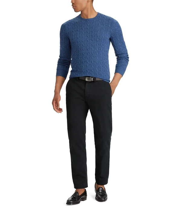 Polo Ralph Lauren Men's Classic-Fit Bedford Chino Pants - Black