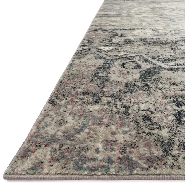 Alexander Home Contessa Distressed Transitional Medallion Rug - Rust/Ivory 5&3x22 x 7&8x22