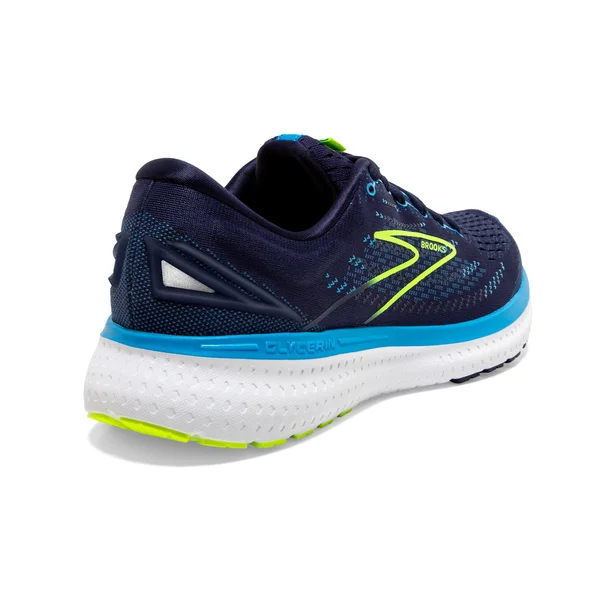 Men's Brooks Glycerin 19 Running Shoe Black/White 8.5
