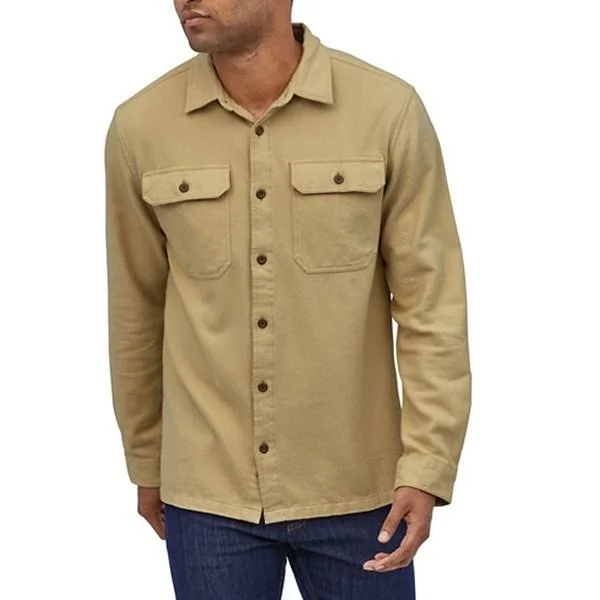 Patagonia Natural Dye Fjord Flannel Shirt - Men's Natural Dye El Cap Khaki, Xs