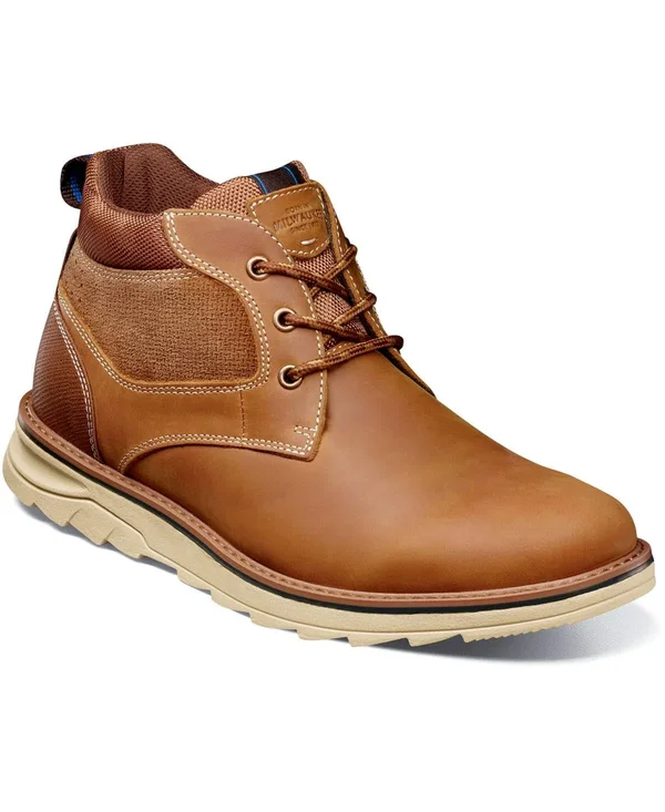 Nunn Bush Luxor Plain Toe Chukka Men's Boot - Tan Size 8