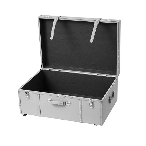 DormCo Designer Wheeled Trunk Hex Gray