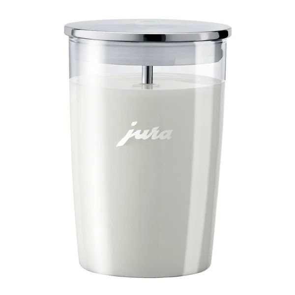 Jura A1 Ultra Compact Coffee Center 15148 with Pep, Piano Black, Includes Glass Milk Container and Bean Canister Bundle (3 items