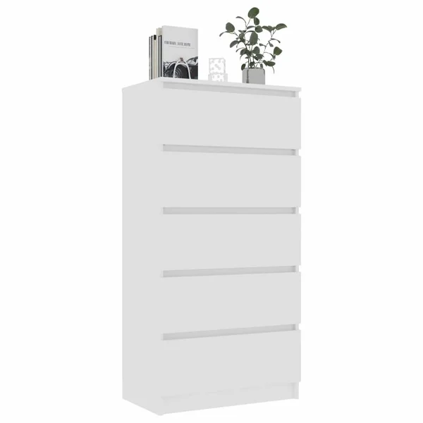 vidaXL Drawer Sideboard Concrete Gray 23.6x22x13.7x22x47.6x22 Chipboard
