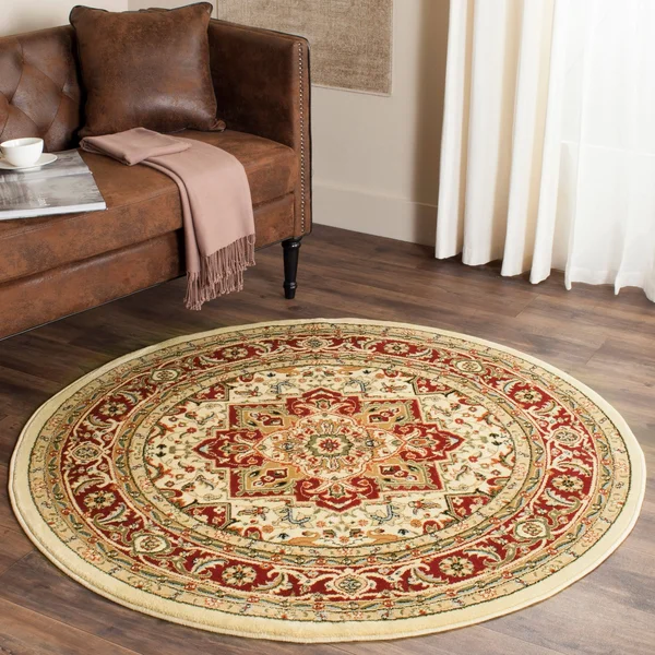 Safavieh Lyndhurst LNH330R 3&3x22 x 5&3x22 Ivory - Rust Area Rug