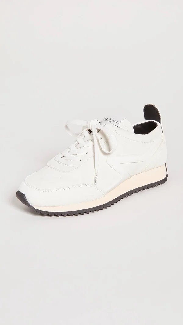 Rag & Bone Women's Retro Runner Sneakers, Antique White