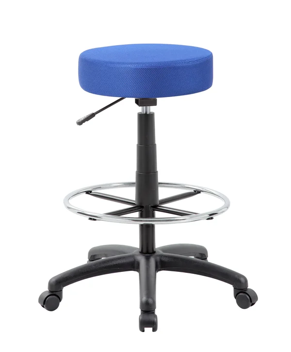 Boss The Dot Drafting Stool; Blue