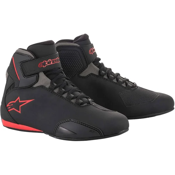 Alpinestars Sektor Shoes - Black/Red - 7.5