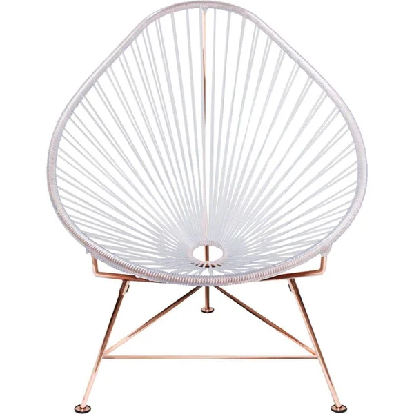 Innit Designs Junior Acapulco Chair, Copper/Clear