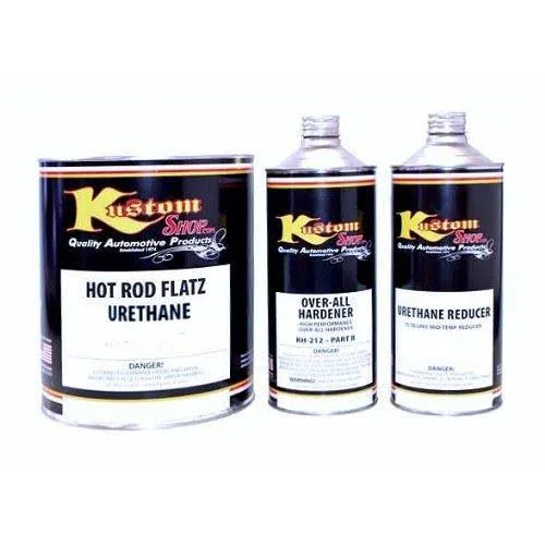 Midnight Green Pearl - Medium - Hot Rod Flatz Urethane Automotive Flat Car Paint, 1 Gallon Kit